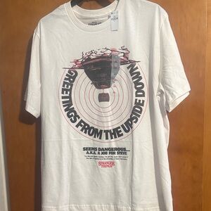 Stranger Things White Graphic Tee
